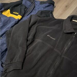 Columbia Men's Black and Navy Performance Jackets